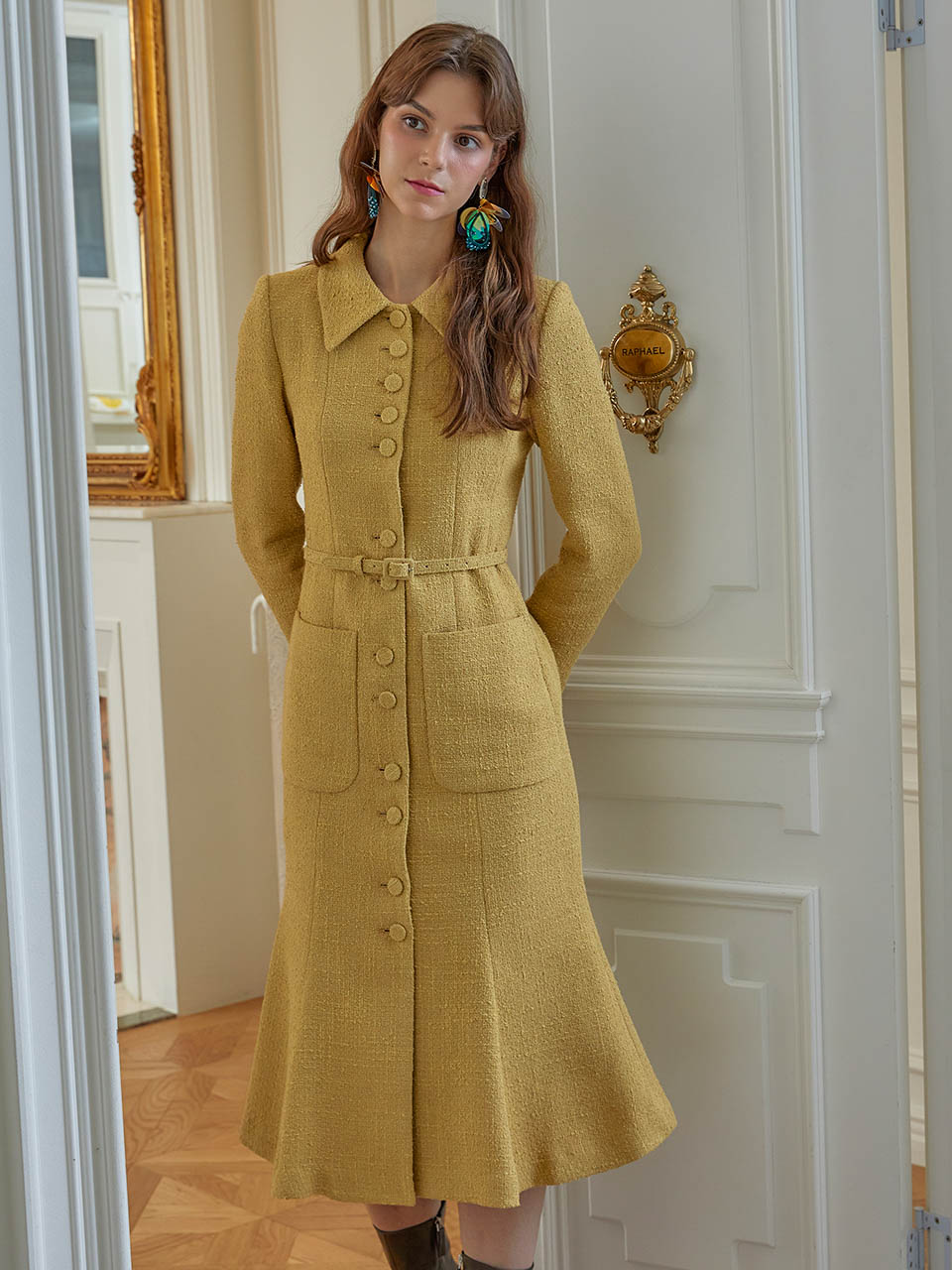 [쥴리앤칼라] 22FW Calla56 EDO  Victoria OPS  Mustard 이미지 2