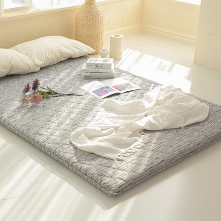 바닥이불 거실토퍼 두꺼운 토퍼 푹신한 토퍼