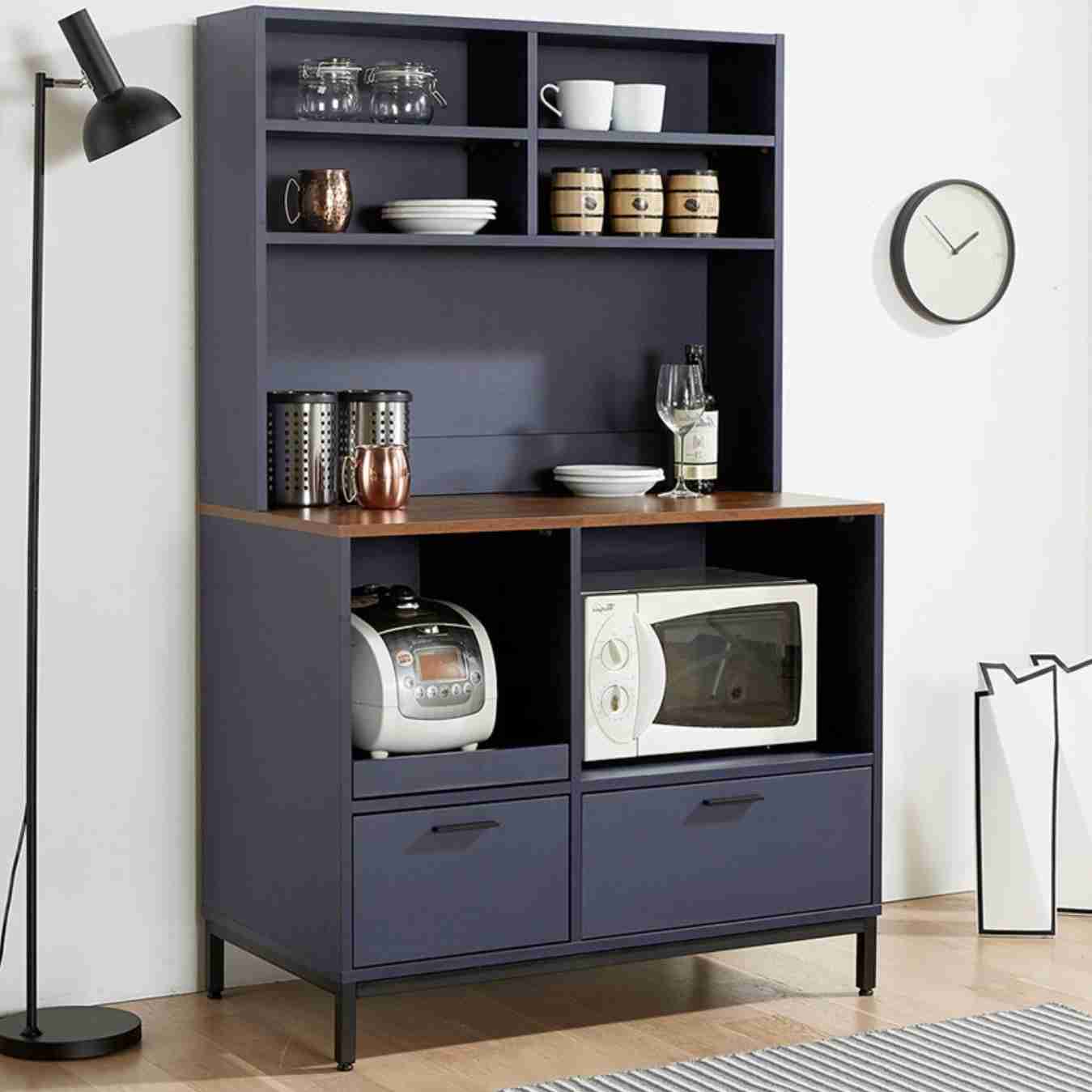 전기 밥솥 수납장 렌즈 다이 광파 오븐 장 거치대