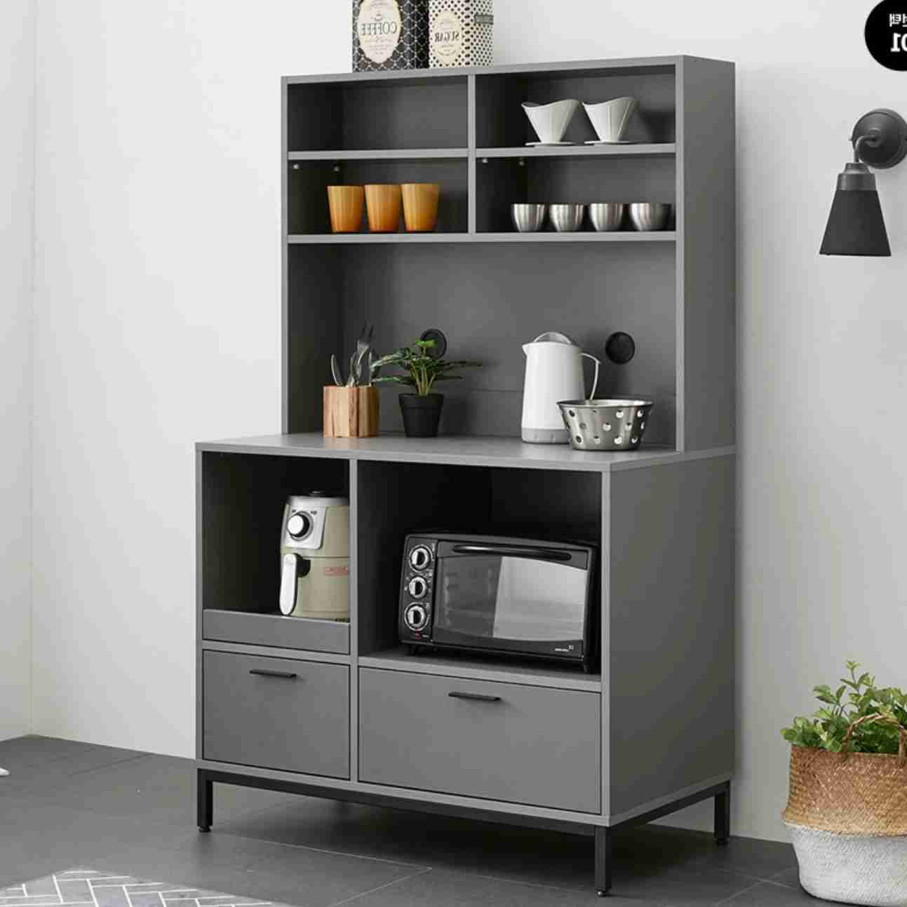 전기 밥솥 수납장 광파 오븐 장 거치대 렌즈 다이