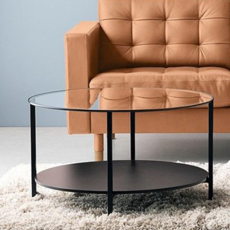 엔틱 원형 테이블 거실용 탁자 높은 소파테이블 디자이너 명품