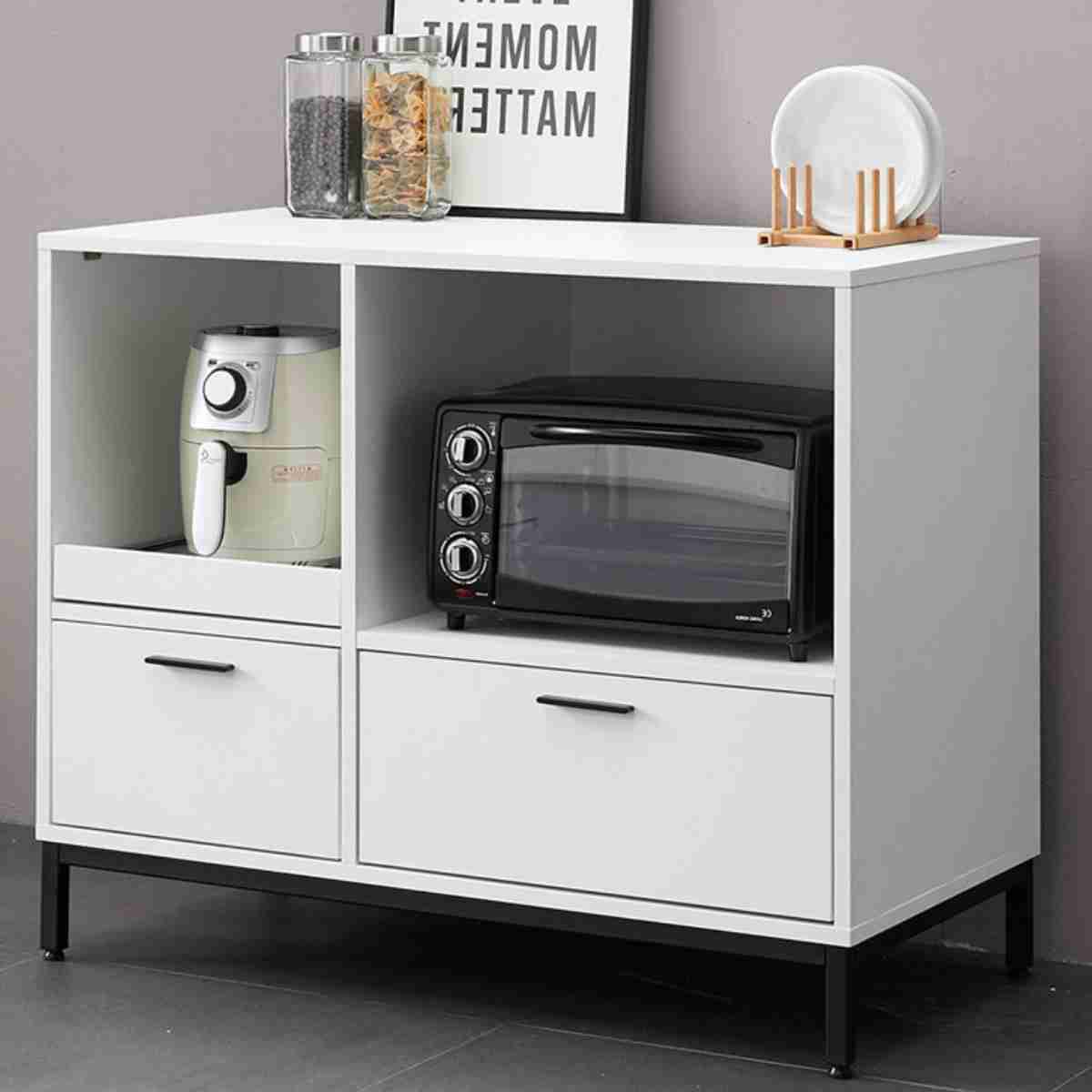 렌즈 다이 거치대 전기 밥솥 수납장 광파 오븐 장