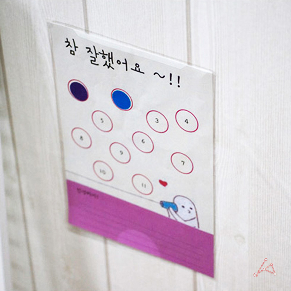 비닐포켓 포스트 종이 포켓 부착용꽂이판 a5 세로 - 상세 이미지 5