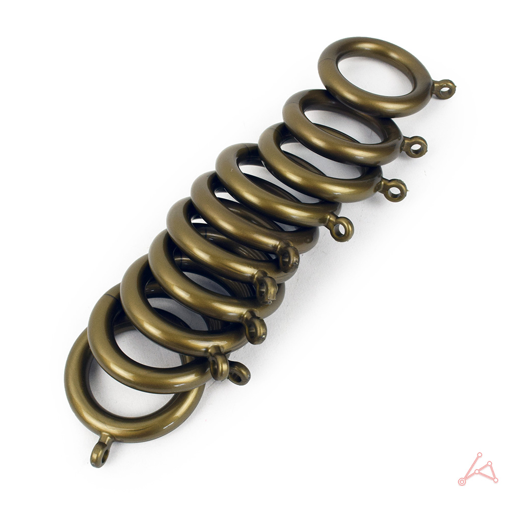 커튼 링 고리 커텐 고정 봉고리 아일렛링 10p 브라운