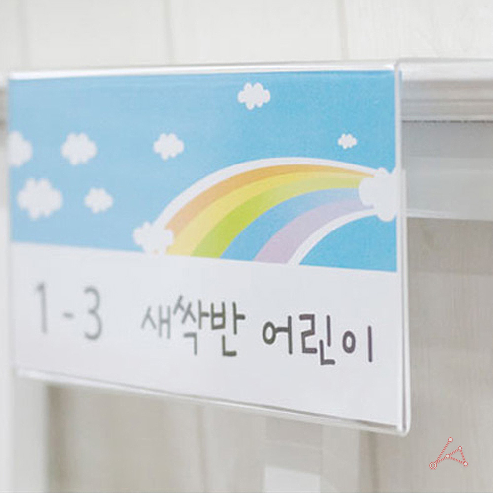 아크릴 파티션 명패 꽂이 케이스 사무실 이름표 - 상세 이미지 5