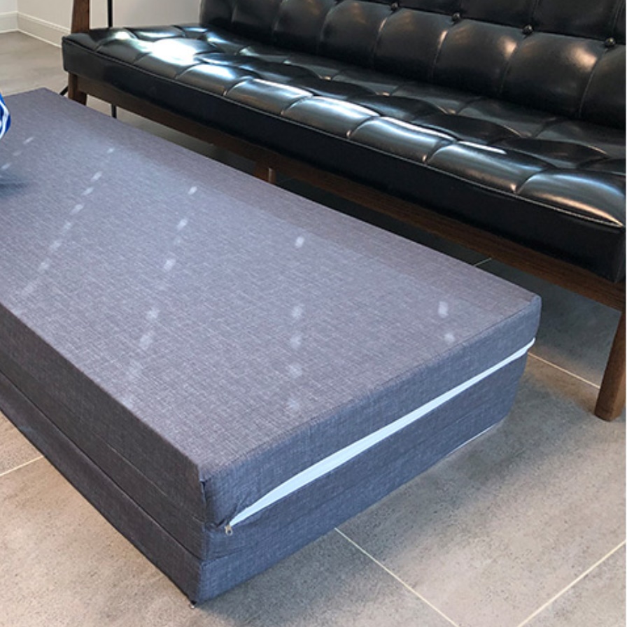 3단 접이식매트릭스 S 싱글 접히는 접는 매트리스 간이 바닥용 토퍼 손님용 원룸매트리스