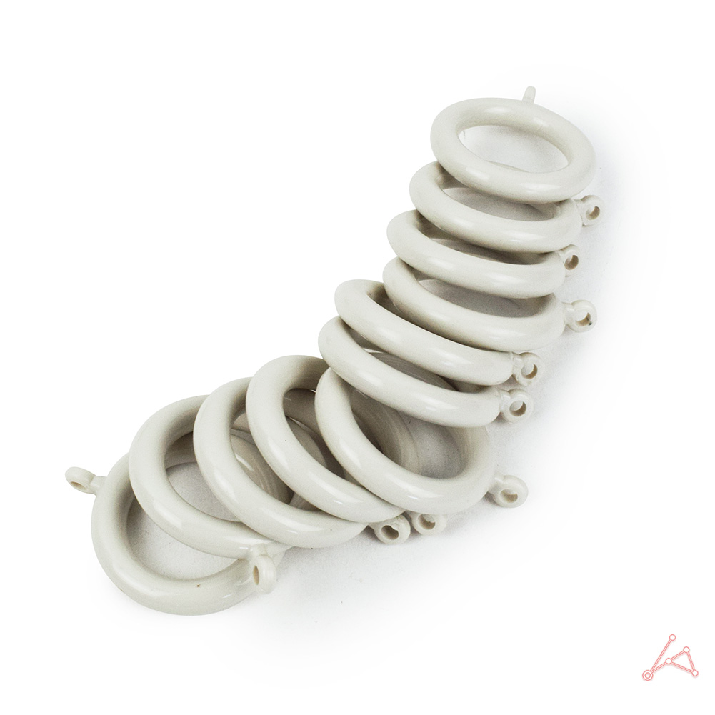 커튼 링 고리 커텐 고정 봉고리 아일렛링 10p 화이트