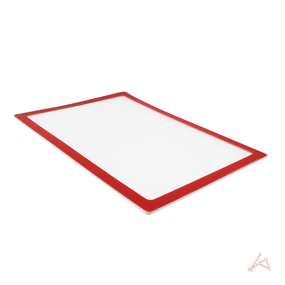 부착형 아크릴 꽂이 광고판 포켓 부착용꽂이판 pop a4 레드 - 상세 이미지 3