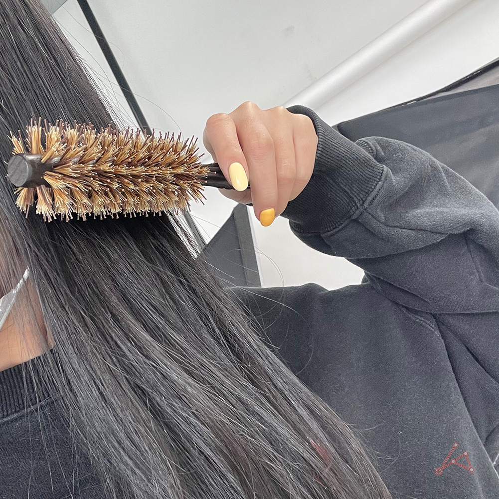 돼지털 빗 돈모 뿌리 볼륨 남자 드라이 미용실 롤빗 - 상세 이미지 5