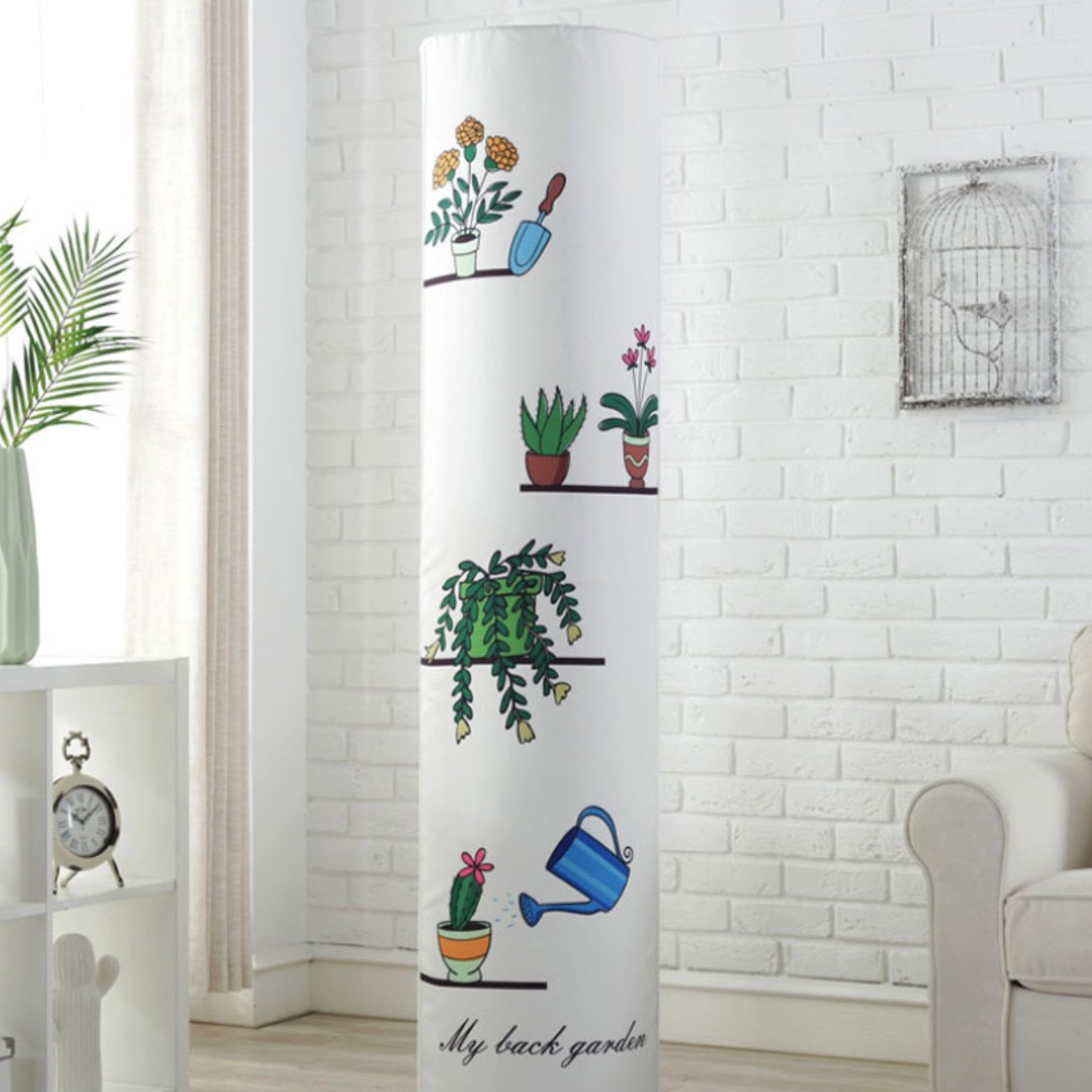 스탠드 에어컨 가림막 에어컨 차양막 에어컨 보관 커버 케이스 차단막 쉴드 가리개 덥게