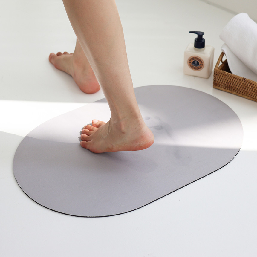 하루의공간 소프트 규조토 발매트 화장실 욕실 주방 빨아쓰는 미끄럼방지 사진 4