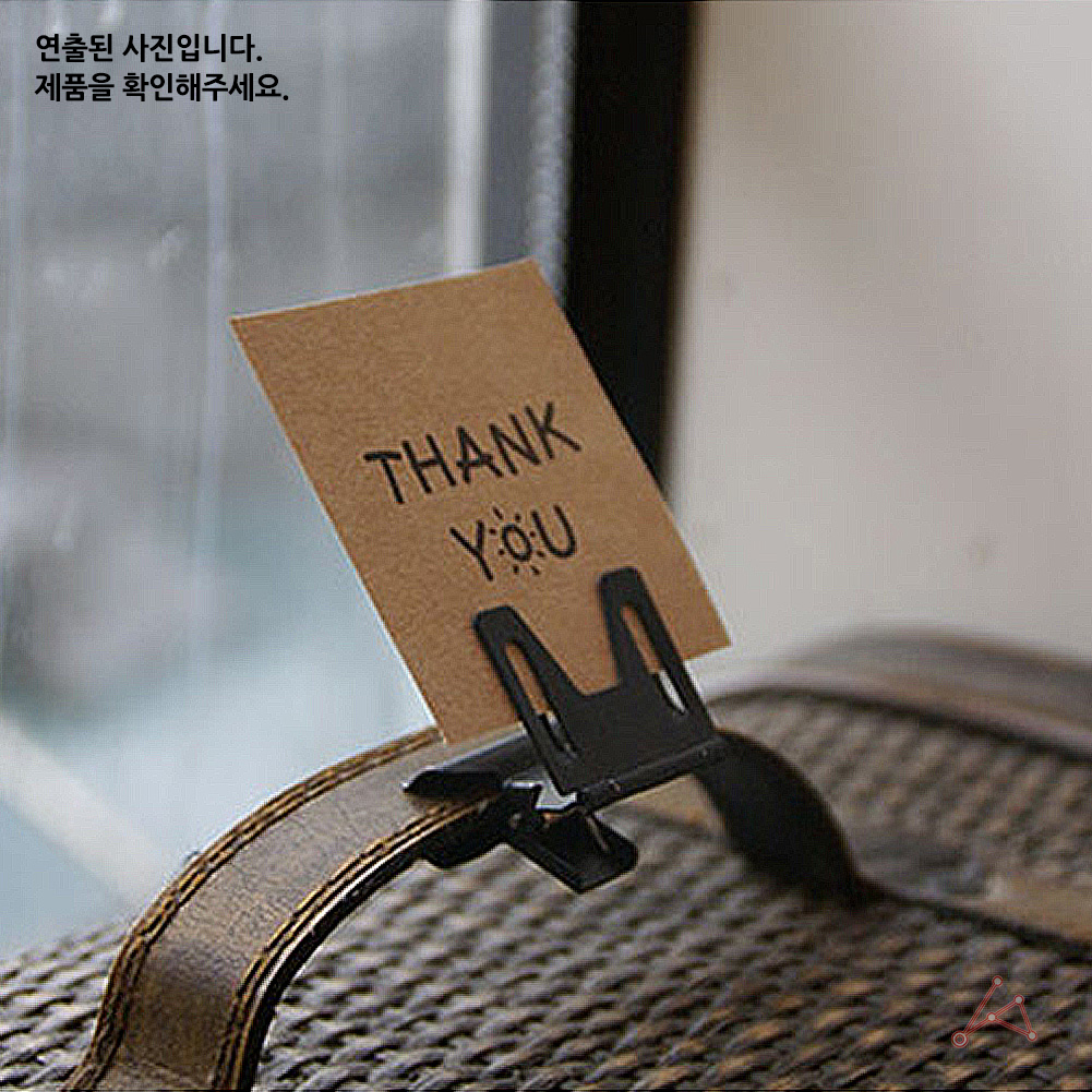 빵이름표 가격표거치대 메모지 쇼카드 집게 이름 꽂이 - 상세 이미지 5
