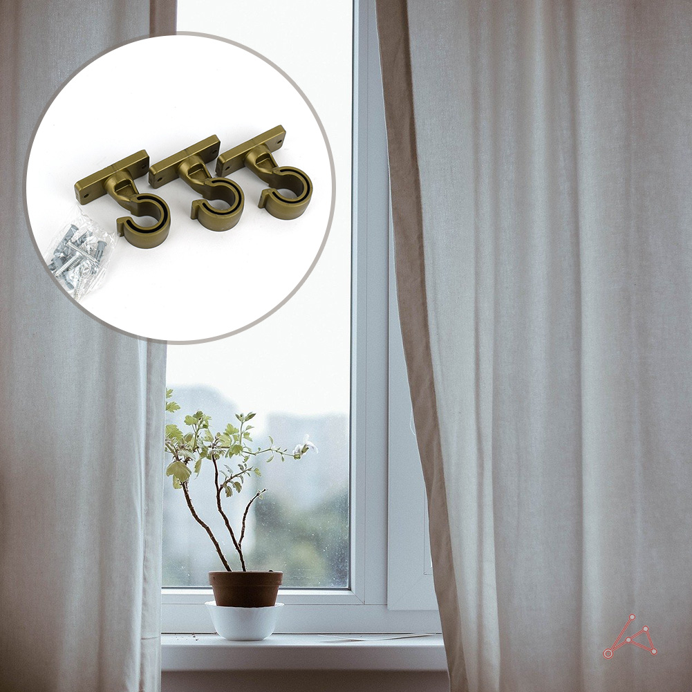 커튼 봉 걸이 커텐 고리 브라켓 커튼걸이