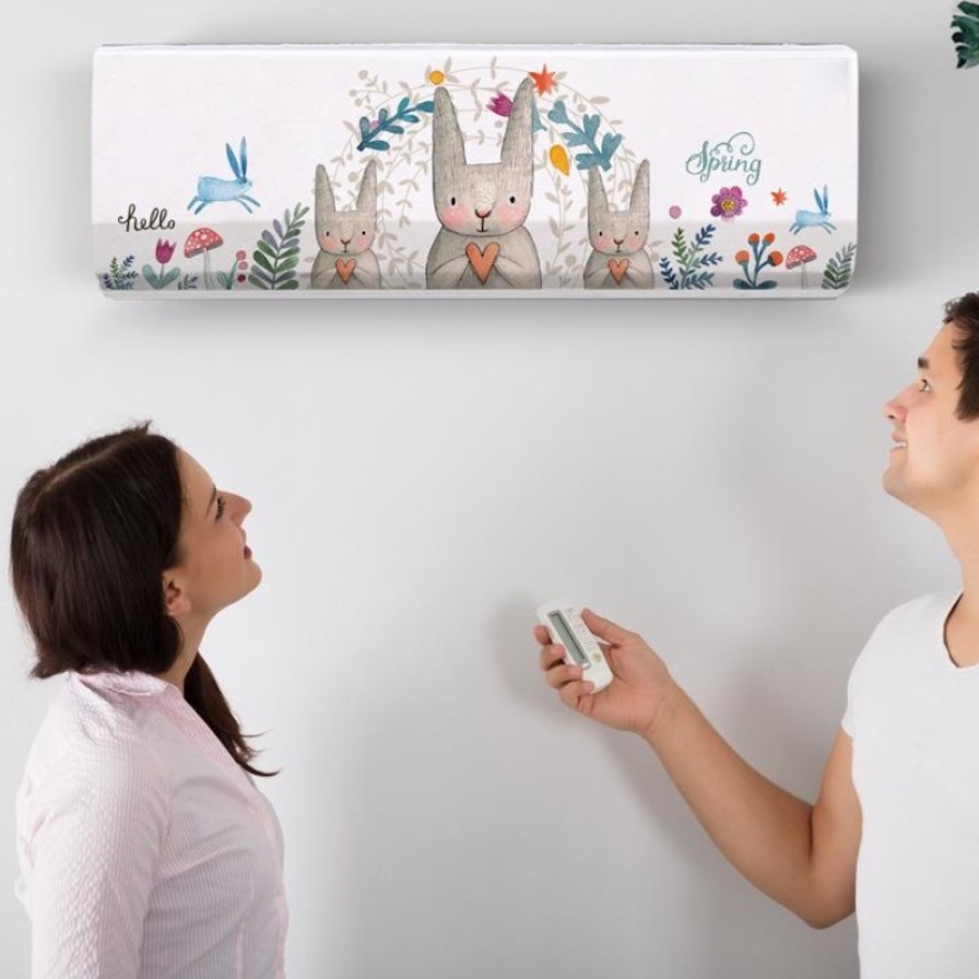 에어컨 차양막 벽걸이 에어컨 덮개 에어컨 보관 커버 케이스 차단막 쉴드 가리개 고급 덥게