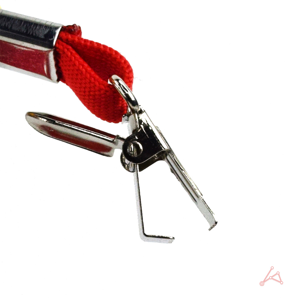 사원증 목줄 신분증 출입증 명찰 목걸이 줄 레드 - 상세 이미지 4