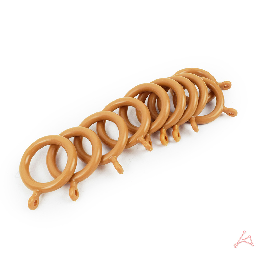 커튼 링 고리 커텐 고정 봉고리 아일렛링 10p 주황색