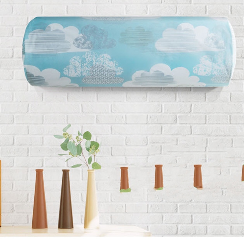 벽걸이 에어컨 덮개 에어컨 차양막 케이스 차단막 쉴드 가리개 에어컨 보관 커버 덥게 고급