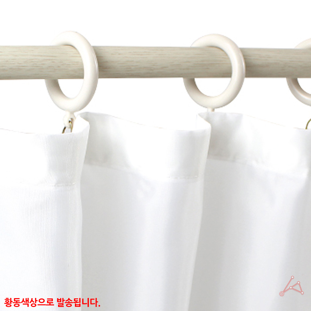 커튼 링 고리 커텐 고정 봉고리 아일렛링 10p 브라운