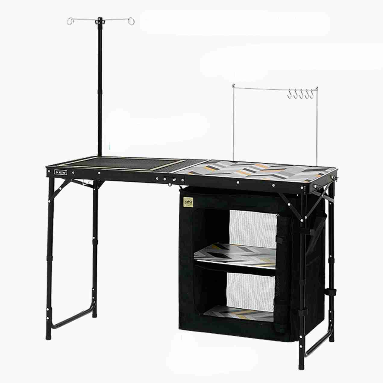 캠핑 조리대 캠핑 수납장 캠핑 키친 테이블 캠핑용 쉘프 보조