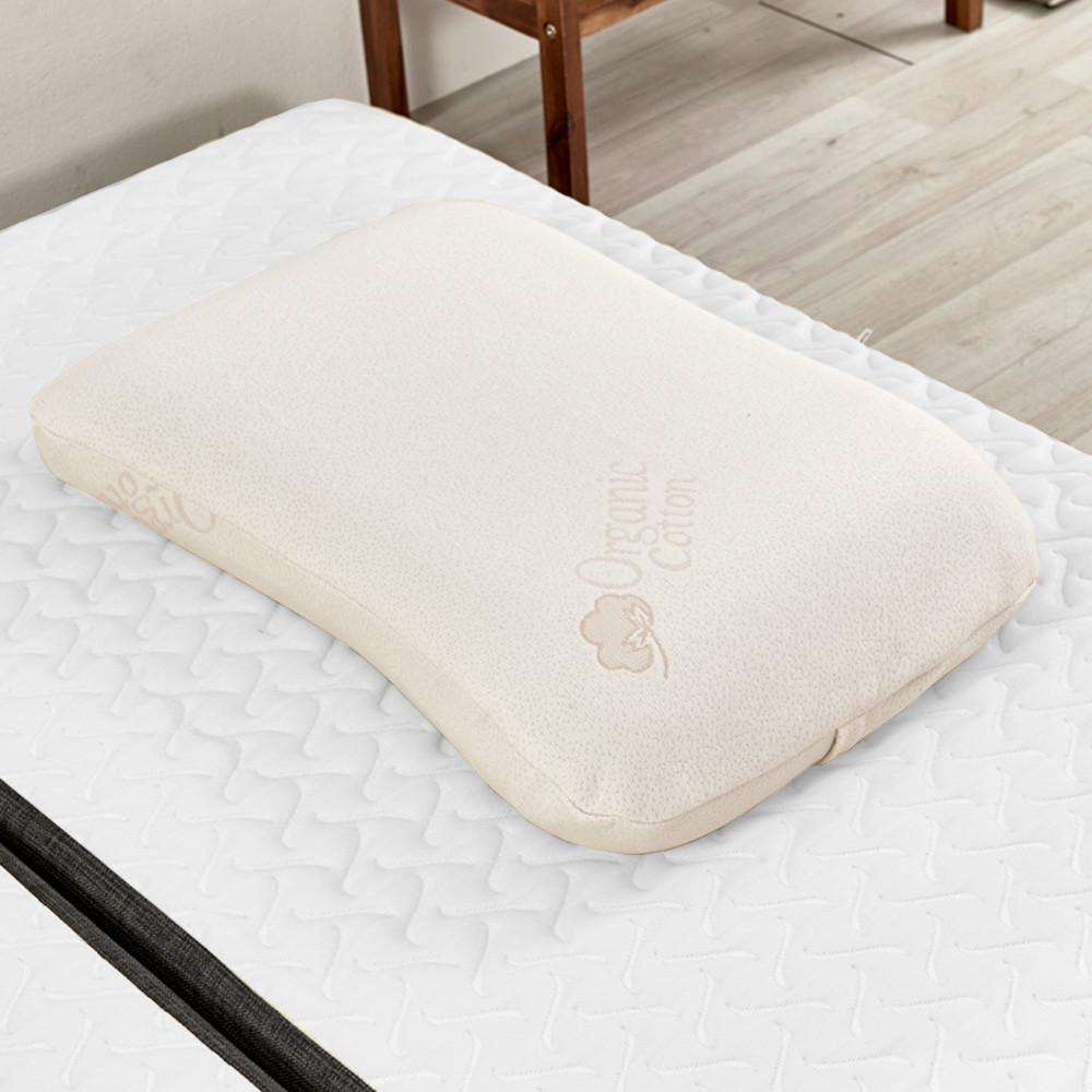 천연라텍스베개 목디스크 일자목 거북목이 편한 숙면 경추 낮은 베개 땅콩