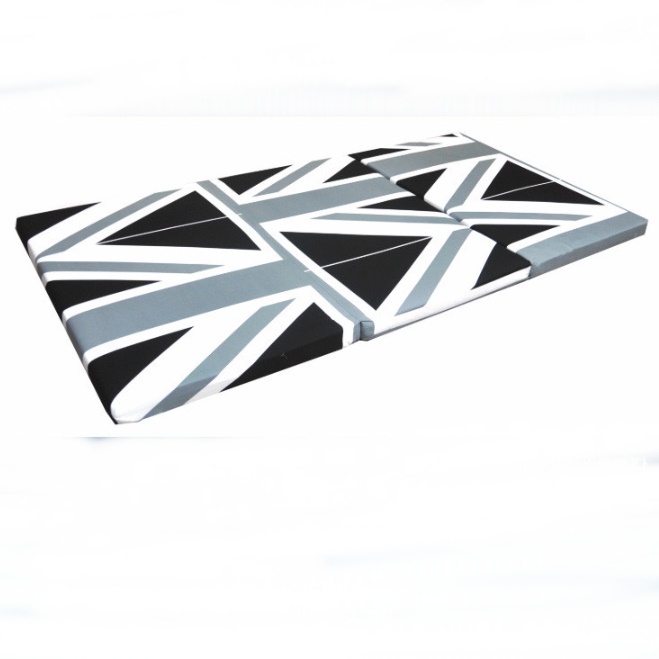 유니언잭 영국 국기 3단 더블 폴더 삼단 접는 매트리스 접히는 자취매트리스 원룸 자취생