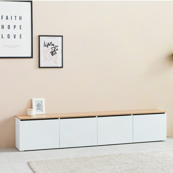 낮은 모던 엔틱 거실장 티브 다이 75인치 티비 거실장