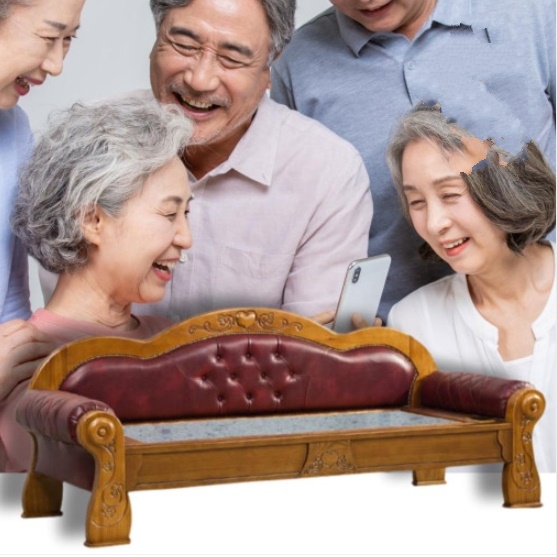 청 맥반석 돌카우치쇼파 돌침대 소파 명품 원목 카우치돌침대 온돌 전자파 차단 온도조절기