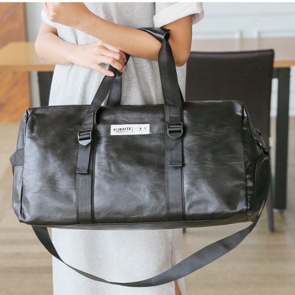 1박 2일 가벼운 보스턴 백 대형 더플 여자 남자 여행용 가방 가죽 사각 소형 여행가방