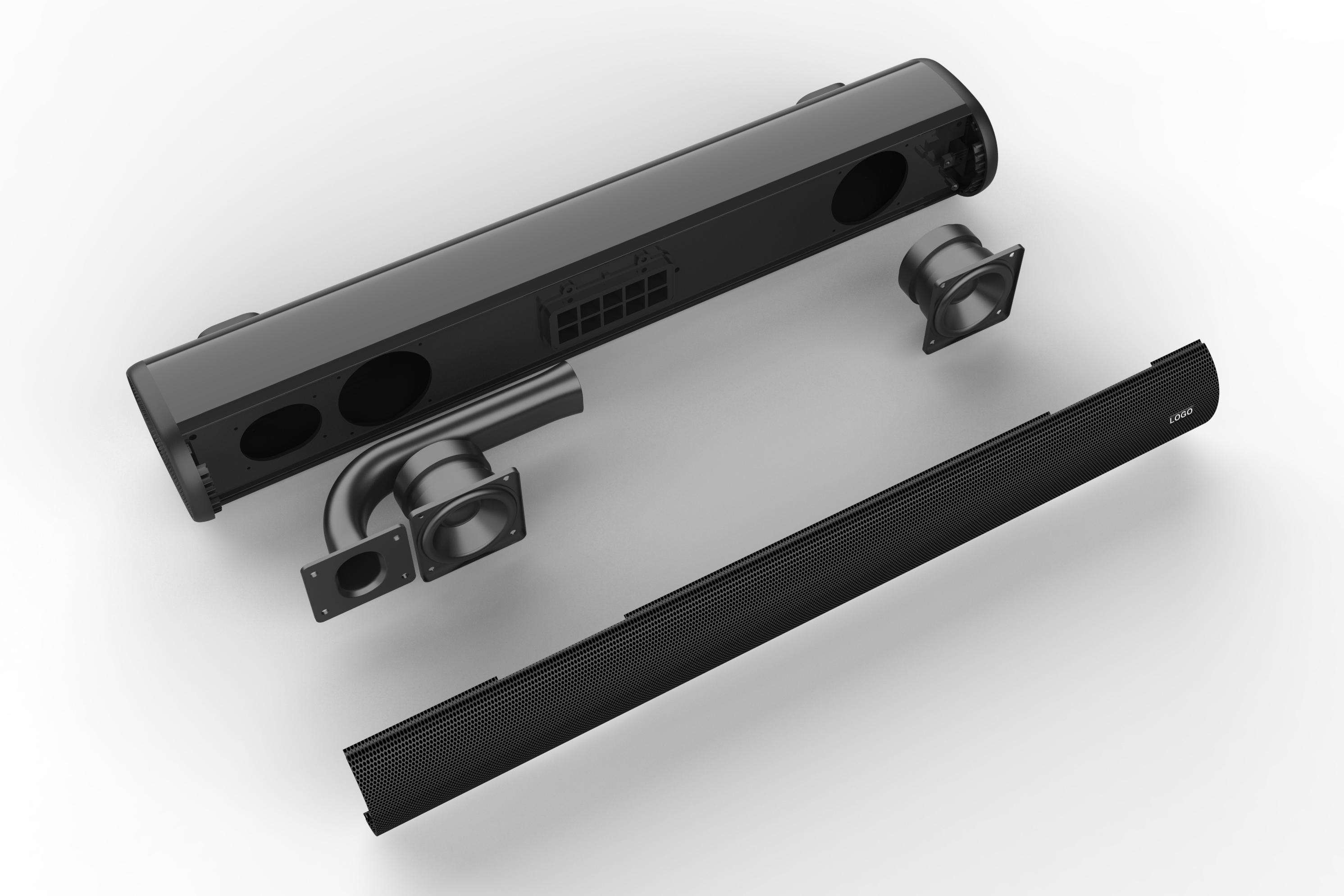 iStreams(아이스트림즈) HDMI ARC 사운드바_모델명SE04, 다양한 연결단자 제공(HDMIARC, 블루투스, Optical, Coaxial, AUX, USB), 리모컨 이미지 6