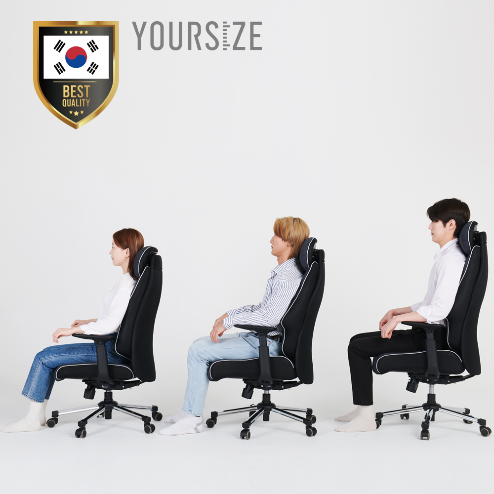 대한민국 의자공장 유어사이즈 사이즈선택 컴퓨터 게이밍의자 체어버스 700 4D팔걸이 - 상세 이미지 2