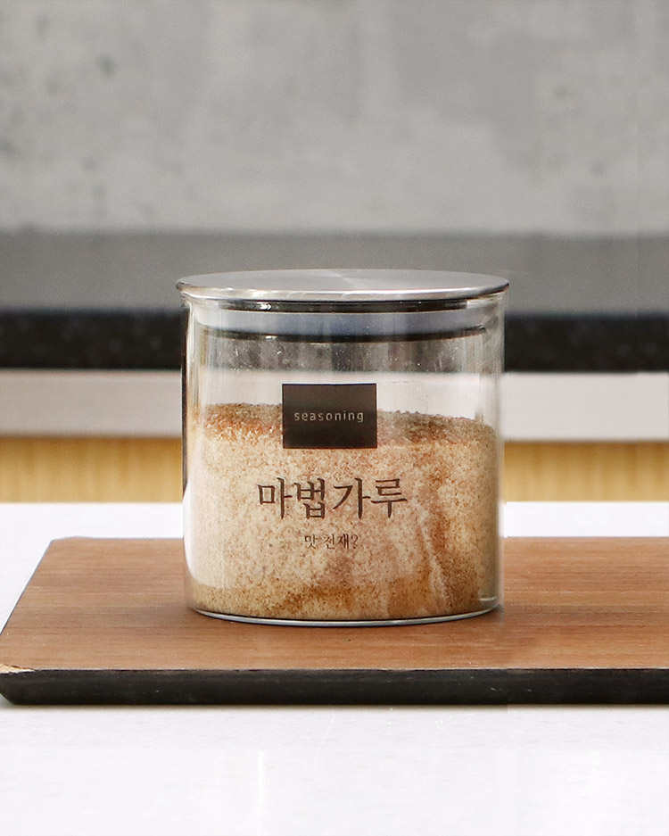 더쉐프 내열유리 저장병 원형캐니스터 300ML - 메인 이미지