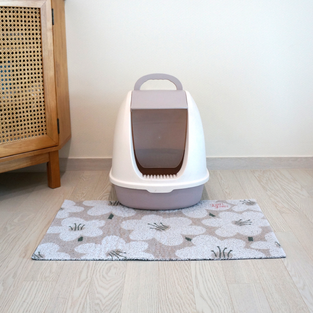 가티가티 고양이모래매트 사막화방지매트 오렌지블로썸