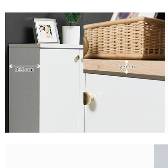 전면 전신거울 간이 도어장 양문형 인테리어수납장 800 여닫이수납장 수납정리장 시스템수납장 - 상세 이미지 5