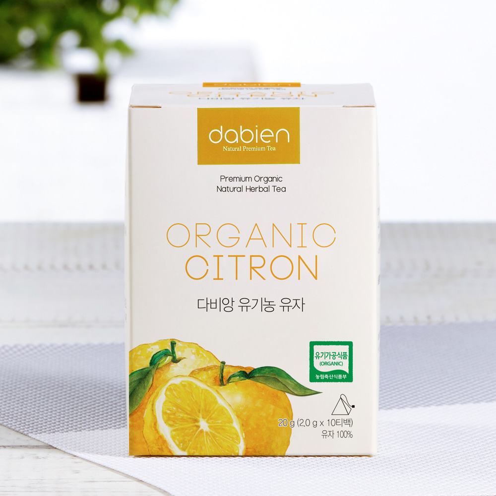 다비앙 유기농 유자차 10티백