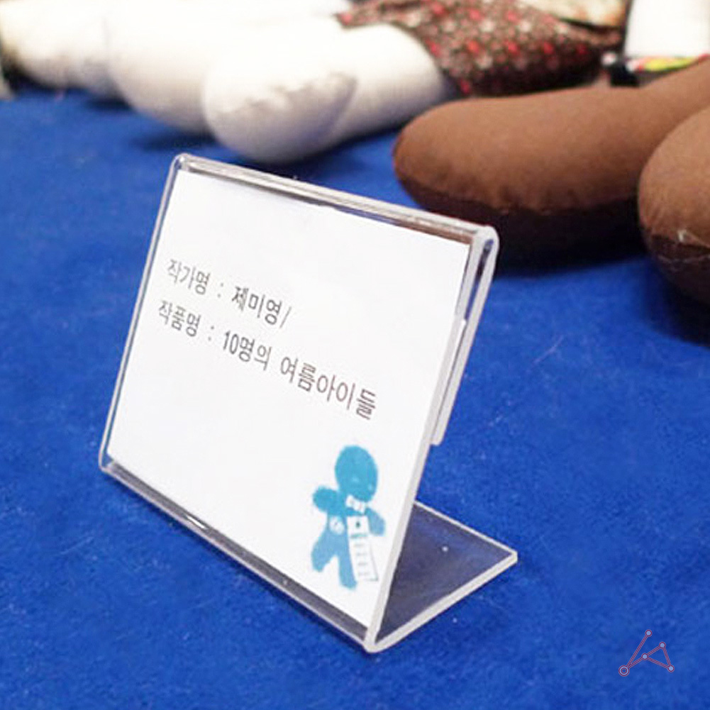 네임판 아크릴 이름표 가격표 네임택 쇼케이스 꽂이 4 - 상세 이미지 5