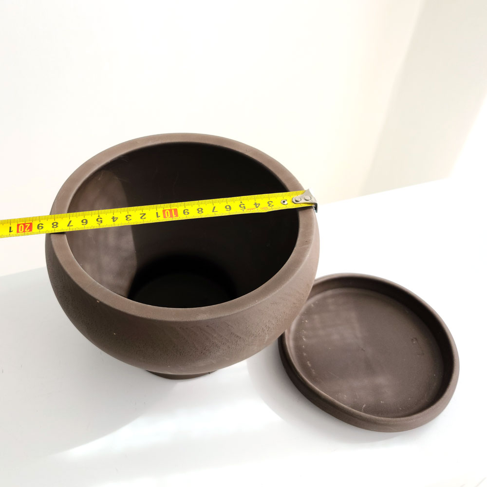 베하몰 테라원 초코 콤포트 트로피 D19x14cm (받침셋트) - 상세 이미지 4