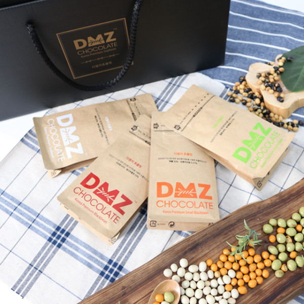 파주 상생마켓,파주 장단콩 DMZ 파우치 초콜릿 선물세트