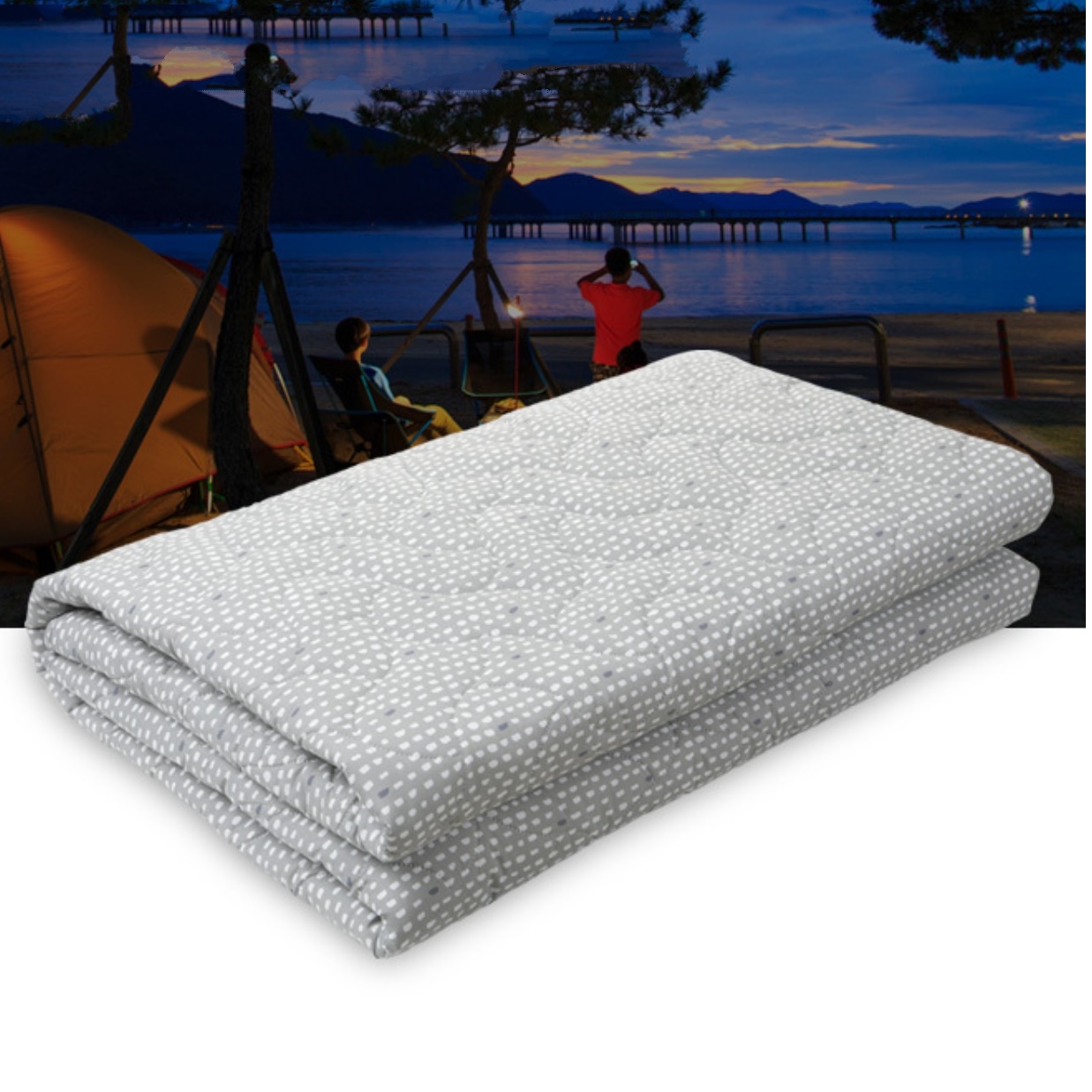 얇은 전기요 여행용 전기 장판 캠핑용 전기요 싱글 미니 전기요