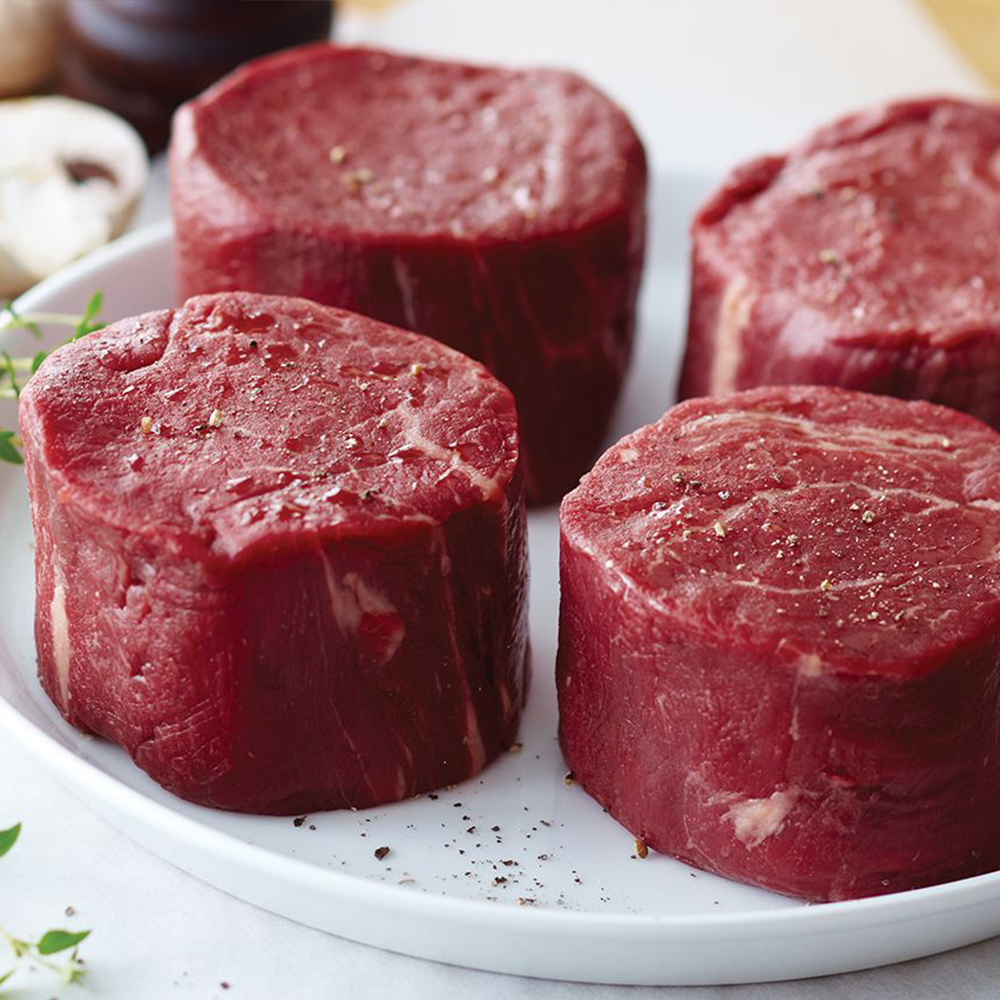 뉴질랜드 안심 스테이크 4cm 목초우 청정우 소고기 캠핑 고기 홈파티 자연방목