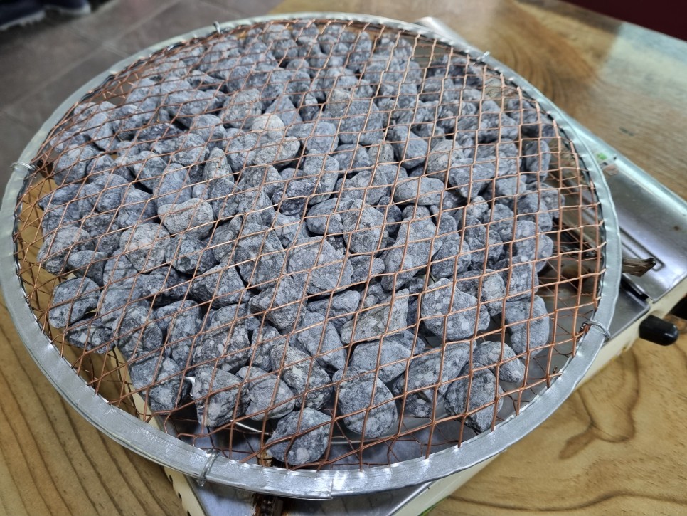 맥반석석쇠 캠핑 숯불바베큐그릴화로 휴양림 일회용석쇠화로 삼겹살 비비큐 미니맥반석석쇠 245