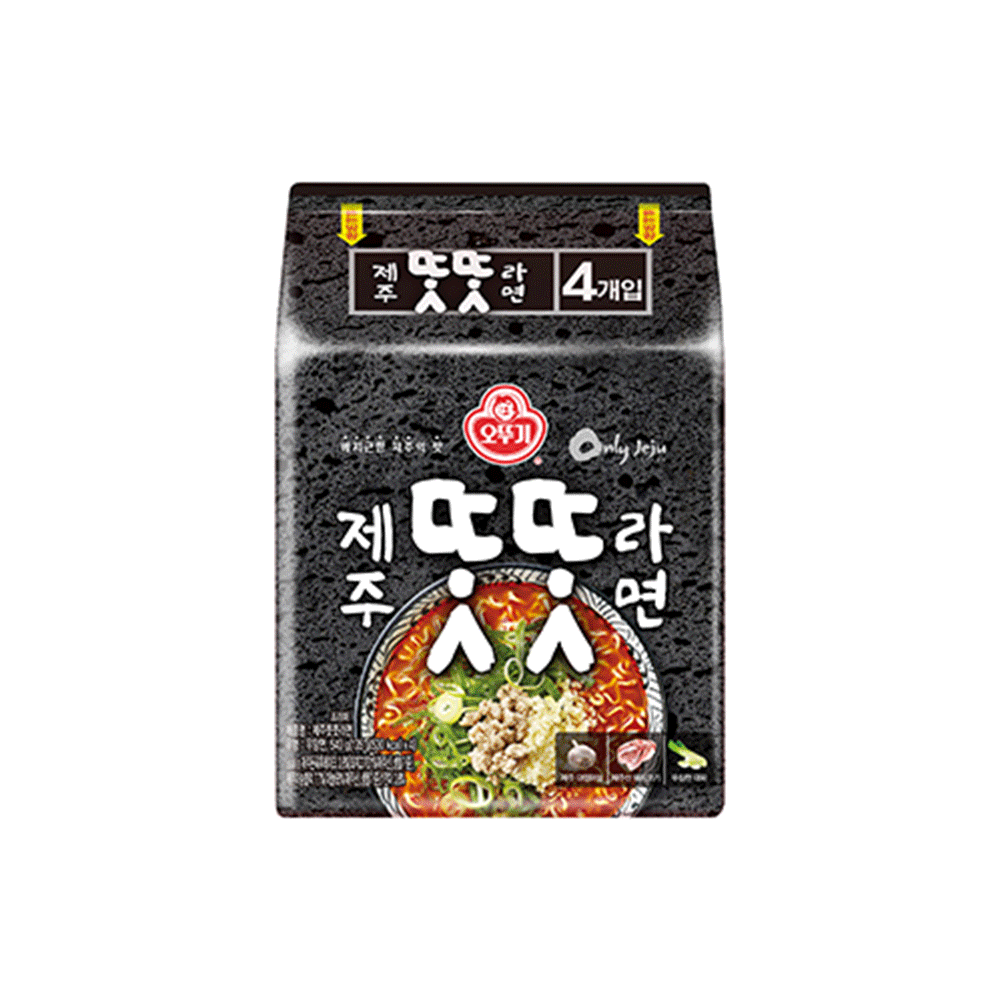 오뚜기 제주 똣똣라면 135g, 4개 이미지 3