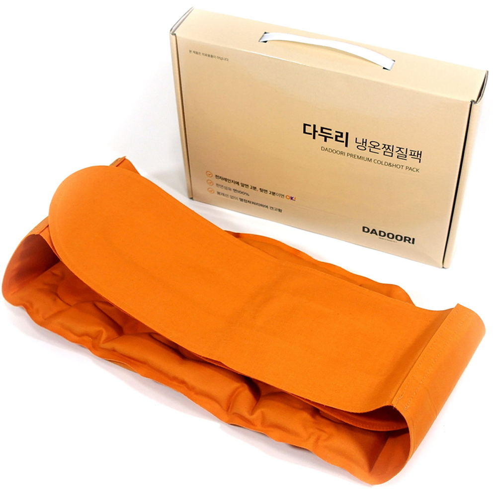 다두리 찜질팩 면 황토 냉온 온열 배 목 등 핫팩 찜팩 한의원 대형 - 상세 이미지 4