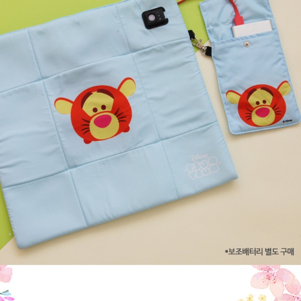 엉덩이 전기 방석 의자용전기장판 곰돌이 푸 - 상세 이미지 5