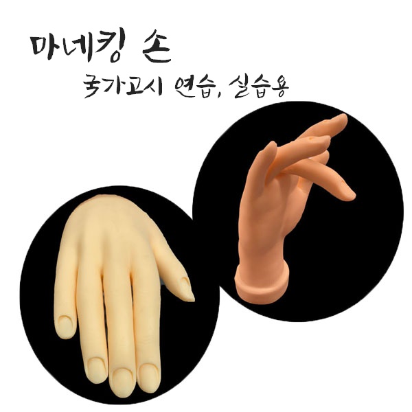 마네킹손 인조손 국시재료 국가고시 연습용 - 상품 이미지
