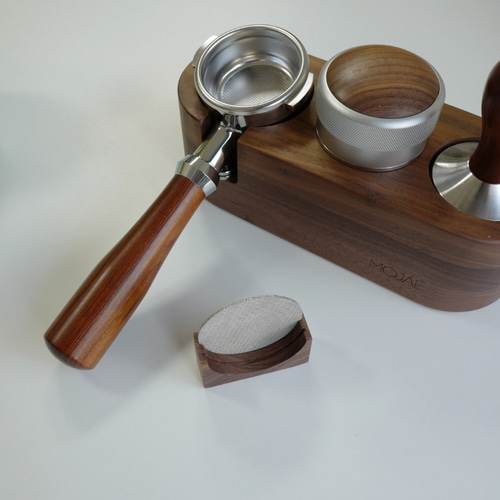 퍽스크린 우드 거치대 퍽필터 홀더 스탠드 58 53 51mm 2개 거치용 - 상세 이미지 3
