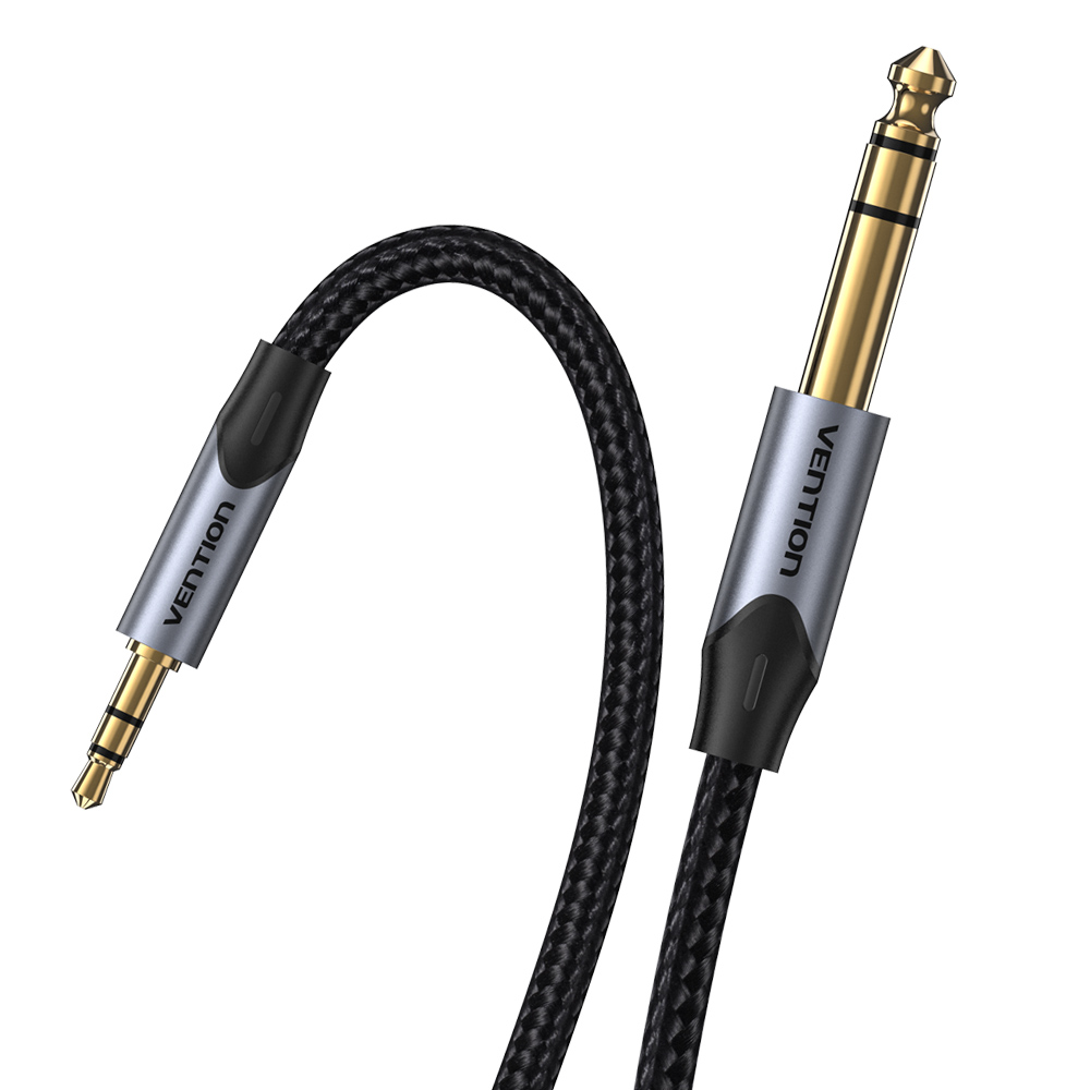 벤션 프리미엄 3.5mm to 6.5 6.35mm TRS 케이블 BAU 5m, 1개 - 상품 이미지