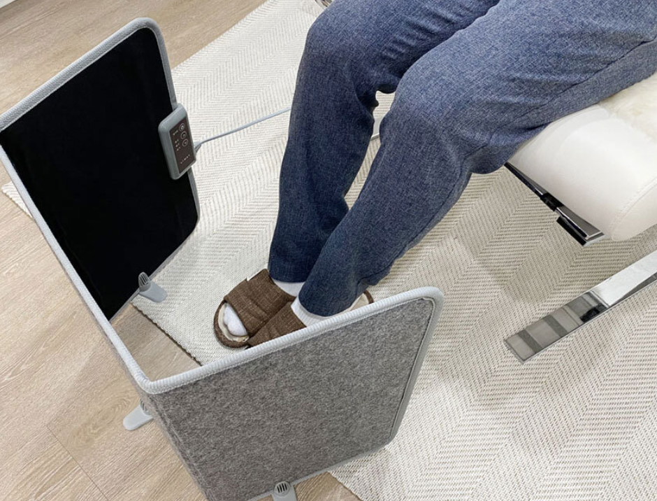 발난로 히팅패드 파티션히터 사무실 가정용 접이식 발히터 전기히터 10KC