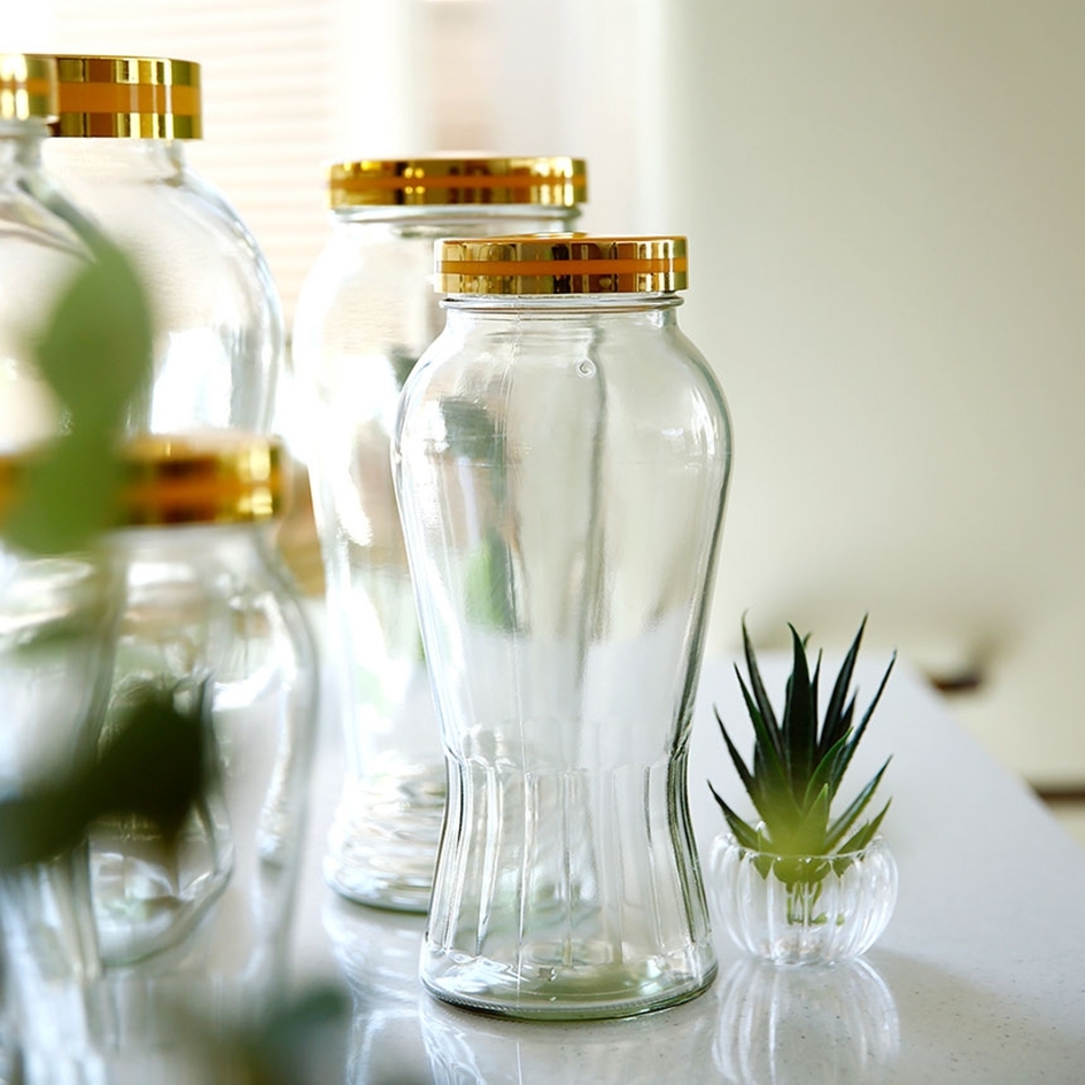 유리 술병 담금주 과실주 산삼주 인삼주병 700ml - 4500ml - 메인 이미지