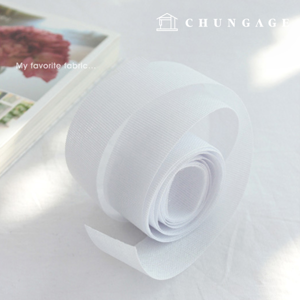 오비싱 접착허리심지 벨트심지 30mm 2마 화이트 - 상품 이미지