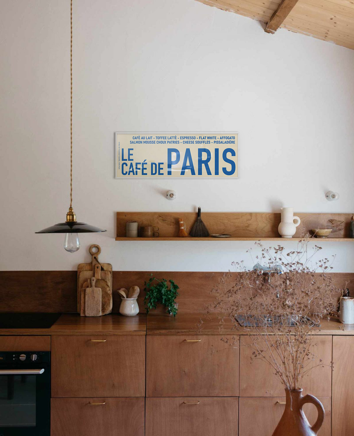 애시드로우 파리 카페 포스터 프렌치 타이포 홈카페 인테리어 액자 Paris - 상세 이미지 5